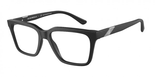 Emporio Armani EA3194 Eyeglasses, 5898 MATTE BLACK (BLACK)