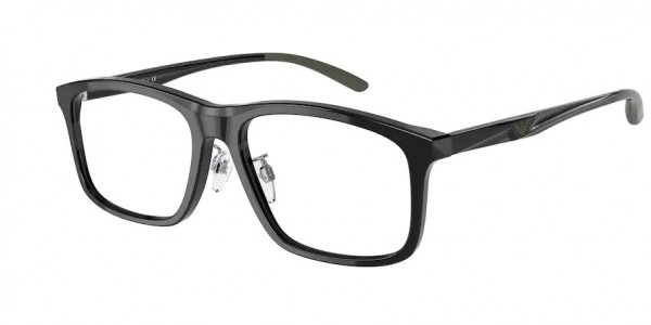 Emporio Armani EA3196F Eyeglasses, 5017 SHINY BLACK (BLACK)