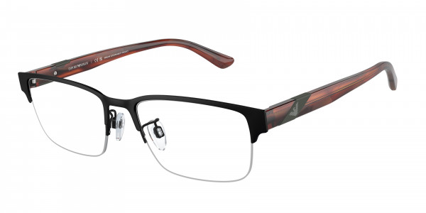 Emporio Armani EA1129 Eyeglasses, 3192 MATTE BLACK (BLACK)