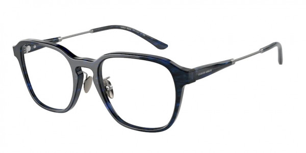 Giorgio Armani AR7220 Eyeglasses, 5923 STRIPED BLUE (BLUE)