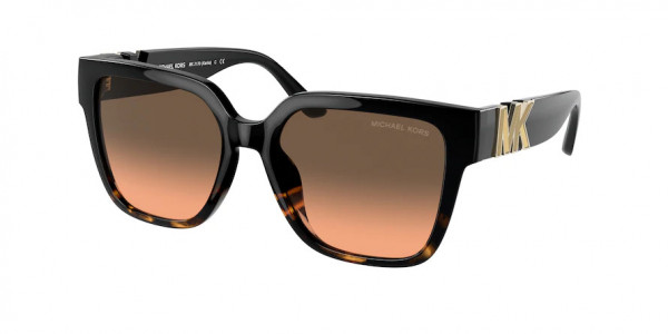 Michael Kors MK2170U KARLIE Sunglasses, 390818 KARLIE BLACK/DARK TORTOISE GRE (BLACK)