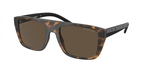 Michael Kors MK2159 BYRON Sunglasses, 300673 BYRON MATTE DARK TORT DARK BRO (TORTOISE)