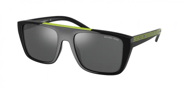 Michael Kors MK2159 BYRON Sunglasses, 37056G BYRON BLACK GUNMETAL MIRROR (BLACK)