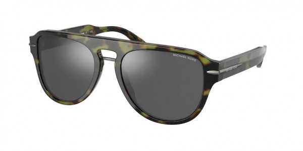 Michael Kors MK2166 BURBANK Sunglasses, 37056G BURBANK OLIVE TORTOISE GUNMETA (GREEN)