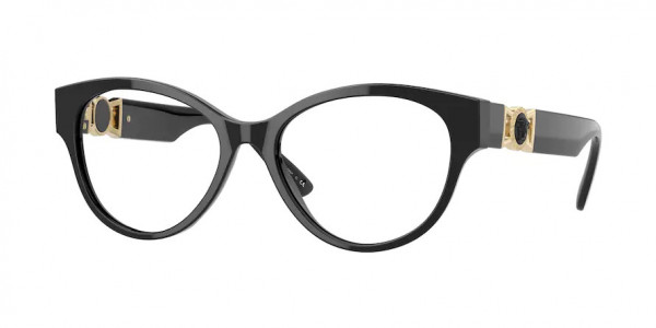 Versace VE3313 Eyeglasses, GB1 BLACK