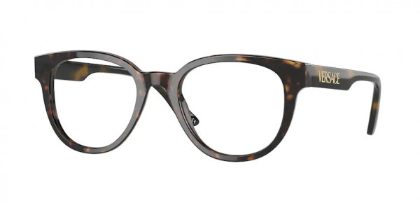 Versace VE3317F Eyeglasses, 108 HAVANA (TORTOISE)