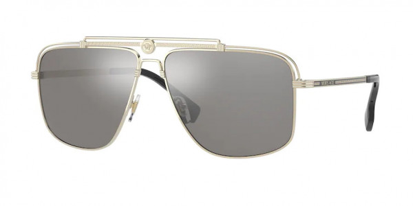 Versace VE2242 Sunglasses, 12526G PALE GOLD (GOLD)