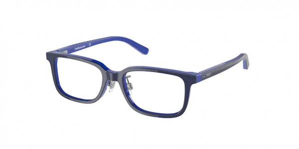 Ralph Lauren Children PP8545 Eyeglasses, 5865 SHINY NAVY ON ROYAL BLUE (BLUE)