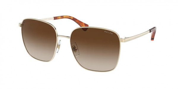 Ralph RA4136 Sunglasses, 911613 SHINY PALE GOLD GRADIENT BROWN (GOLD)
