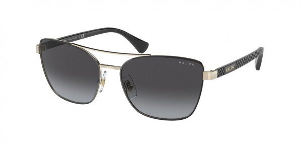 Ralph RA4137 Sunglasses, 94438G SHINY BLACK GRADIENT GREY (BLACK)