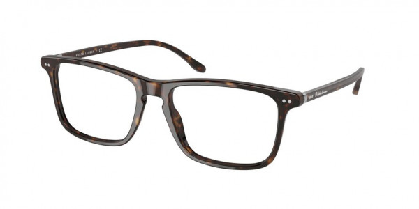 Ralph Lauren RL6220 Eyeglasses, 5003 SHINY DARK HAVANA (BROWN)