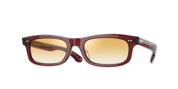 Oliver Peoples OV5484SU FAI Sunglasses, 17363C RED TRASLUCENT (RED)