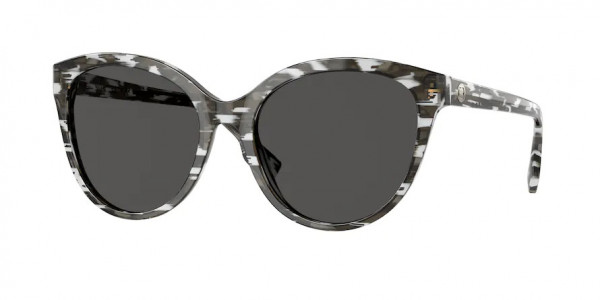 Burberry BE4365 BETTY Sunglasses, 397887 BETTY WHITE/BLACK GREY (WHITE)