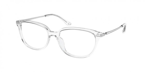 Coach HC6185 Eyeglasses, 5111 CRYSTAL (CLEAR)