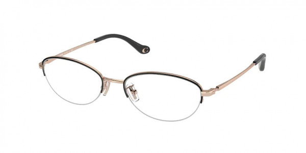 Coach HC5136 Eyeglasses, 9404 ROSE GOLD / BLACK (PINK)