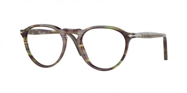 Persol PO3286V Eyeglasses, 1156 STRIPED GREEN (MULTI)