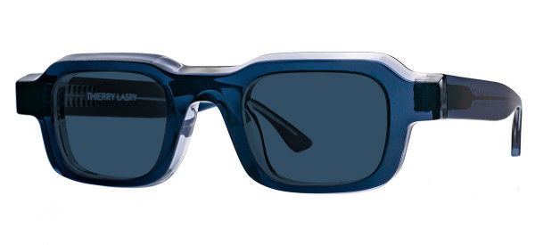 Thierry Lasry KULTURY SUN Sunglasses, Blue & Clear