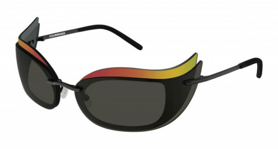 Courrèges CL1903 Sunglasses, 001 - GREY with GREY lenses