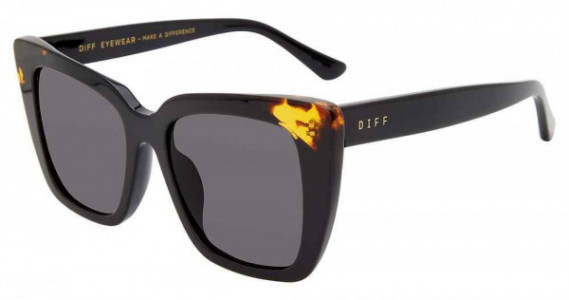 Diff LIZZY Sunglasses, Black