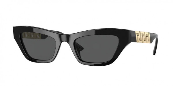 Versace VE4419 Sunglasses, GB1/87 BLACK DARK GREY (BLACK)