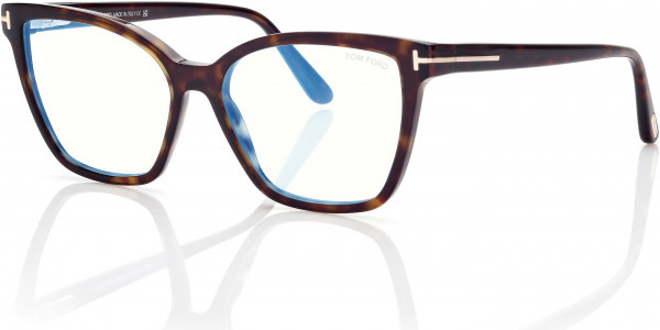 Tom Ford FT5812-B Eyeglasses, 052 - Classic Dark Havana, 