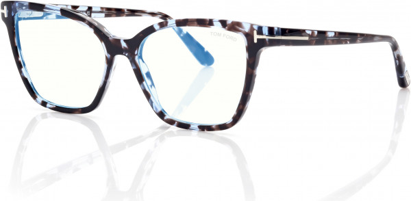 Tom Ford FT5812-B Eyeglasses, 055 - Blue Havana, 