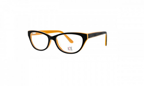 ICE 3091 Eyeglasses, Black/Orange