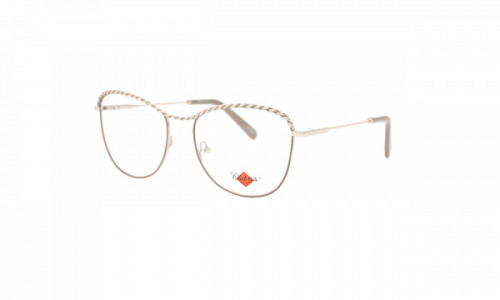 Club 54 Blanche Eyeglasses, Beige/Gold
