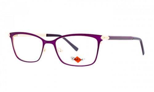 Club 54 Gilbert Eyeglasses, Purple Gold