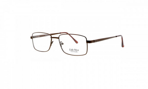 Lido West Angler Eyeglasses, Brown