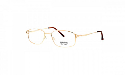 Lido West Coast Eyeglasses, Gold