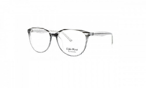 Lido West Palm Eyeglasses, Grey Stripe