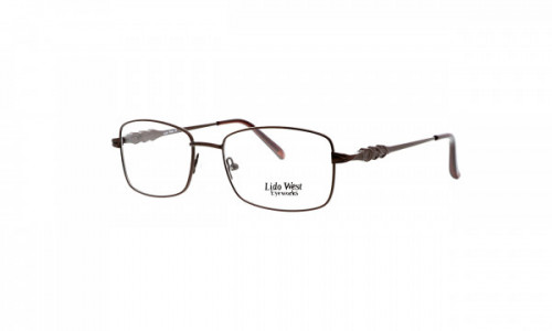Lido West Stern Eyeglasses, Brown
