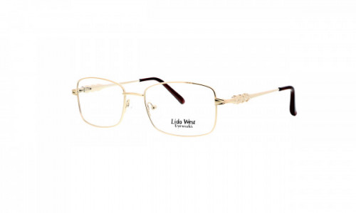Lido West Stern Eyeglasses, Gold