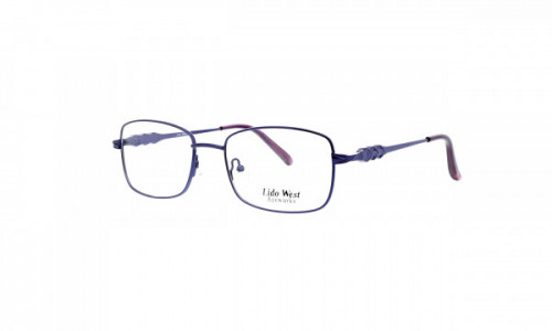 Lido West Stern Eyeglasses, Purple
