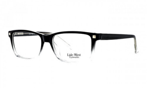 Lido West Sunset Eyeglasses, Black Crystal