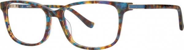 Kensie Yass Eyeglasses, Turquoise Marble