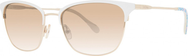 Lilly Pulitzer Regatta Sunglasses, White