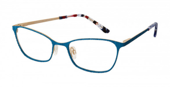 Exces EXCES 3178 Eyeglasses, 201 TEAL-GOLD