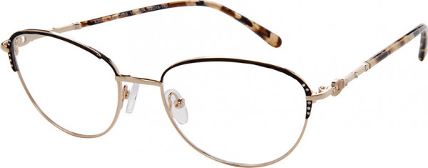 Exces PRINCESS 165 Eyeglasses, 104 BLACK-GOLD