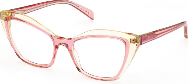 Emilio Pucci EP5197 Eyeglasses, 074 - Pink/Monocolor / Pink/Monocolor