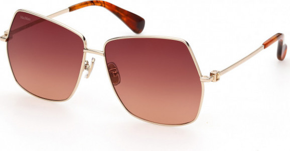 Max Mara MM0035-H JEWEL Sunglasses, 30F - Shiny Deep Gold / Shiny Deep Gold