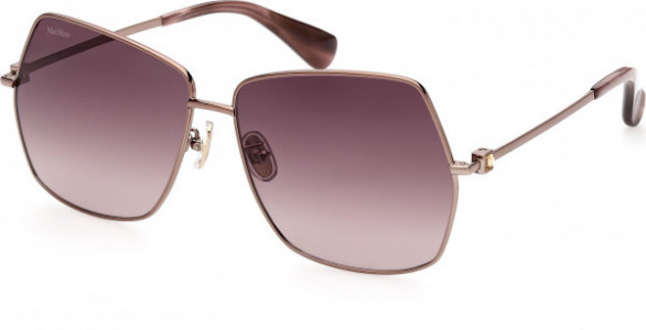 Max Mara MM0035-H JEWEL Sunglasses, 38T - Shiny Light Bronze / Shiny Light Bronze