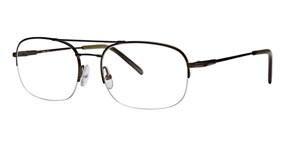 Timex X012 Eyeglasses, BR Chocolate Brown