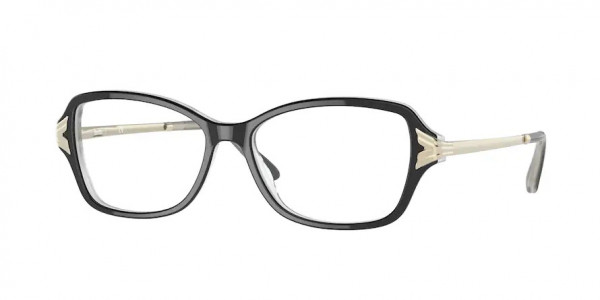 Sferoflex SF1576 Eyeglasses, C555 TOP BLACK ON ICE (BLACK)