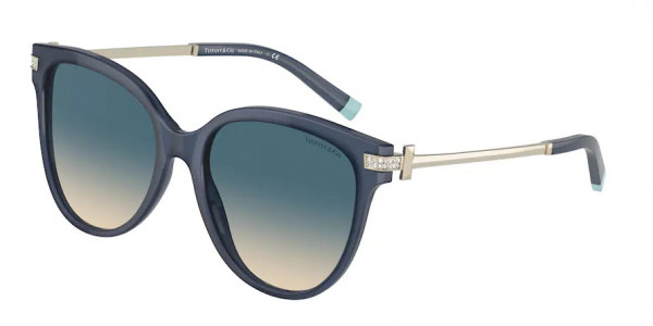 Tiffany & Co. TF4193B Sunglasses, 83154M OPAL BLUE (BLUE)