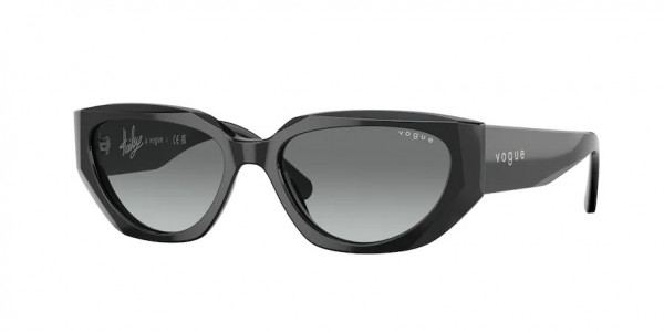 Vogue VO5438S Sunglasses, W44/11 BLACK GREY GRADIENT (BLACK)