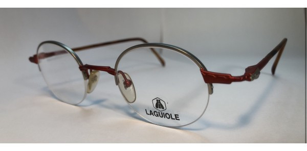 Laguiole Baja  Eyeglasses, 06-Satin Red/Silver