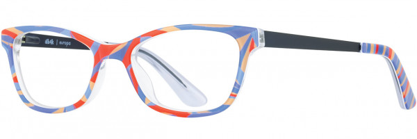 db4k Abby Eyeglasses, 1 - Coral / Blue