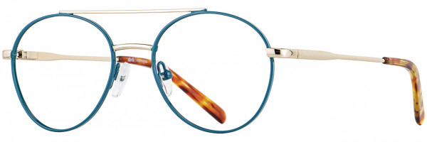 db4k Circuit Eyeglasses, 1 - Teal / Gold